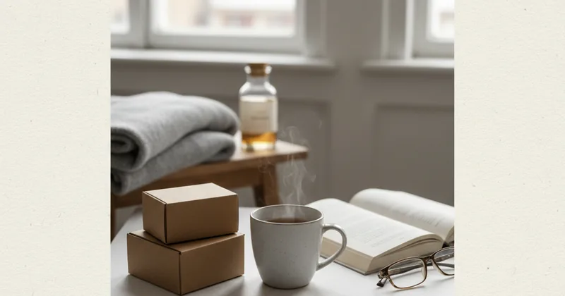 textured paper background with subtle grain, editorial feel, neutral palette